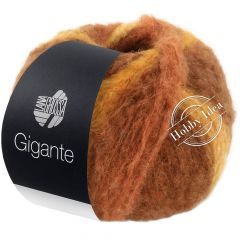 Lana Grossa Gigante 06 Жёлто-оранжево-коричневый
