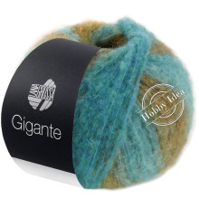 Lana Grossa Gigante 08 Оливково-голубой