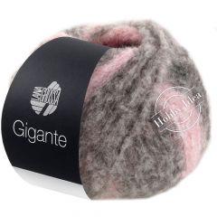 Lana Grossa Gigante 11 Розово-лилово-серый