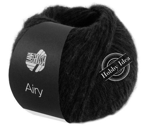 Lana Grossa Airy 10 Чёрный