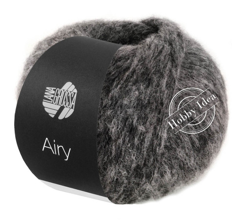 Lana Grossa Airy 11 Мелово-чёрный