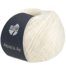 Lana Grossa Alpaca Air 001 Молочный