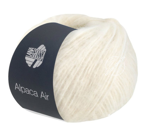 Lana Grossa Alpaca Air 001 Молочный