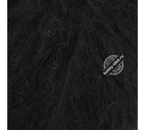 Lana Grossa Alpaca Air 012 Чёрный