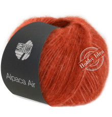 Lana Grossa Alpaca Air 019 Рыже-красный
