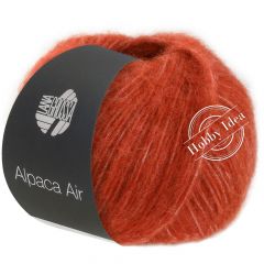Lana Grossa Alpaca Air 019 Рыже-красный