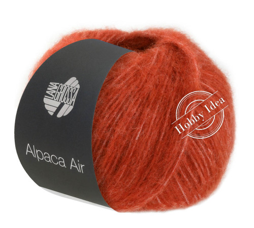 Lana Grossa Alpaca Air 019 Рыже-красный