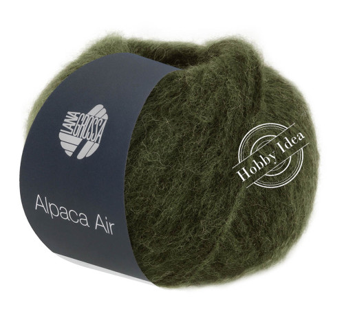 Lana Grossa Alpaca Air 025 Болотно-зелёный