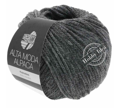 Lana Grossa Alta Moda Alpaca 022 Тёмно-серый