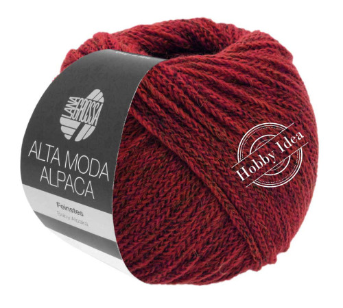 Lana Grossa Alta Moda Alpaca 040 Тёмно-красный