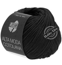 Lana Grossa Alta Moda Cotolana 017 Чёрный*