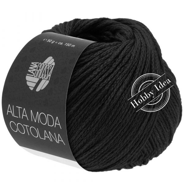 Lana Grossa Alta Moda Cotolana 017 Чёрный из категории Lana Grossa Alta Moda Cotolana