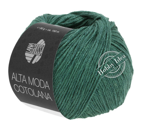 Lana Grossa Alta Moda Cotolana 036 Глубокий зелёный
