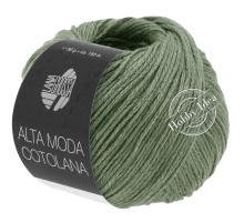 Lana Grossa Alta Moda Cotolana 056 Спокойный зелёный