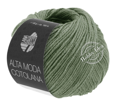 Lana Grossa Alta Moda Cotolana 056 Спокойный зелёный