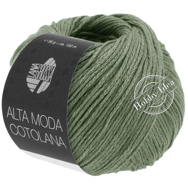 Lana Grossa Alta Moda Cotolana 056 Спокойный зелёный из категории Lana Grossa Alta Moda Cotolana