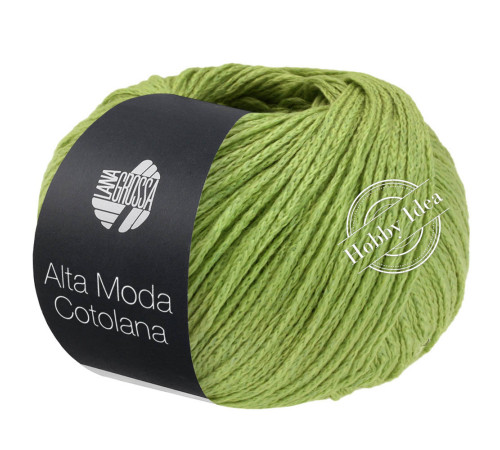 Lana Grossa Alta Moda Cotolana 071 Зелёная весна