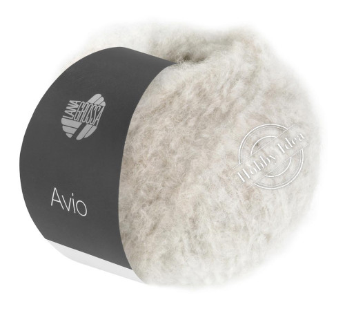 Lana Grossa Avio 009 Светло-серый
