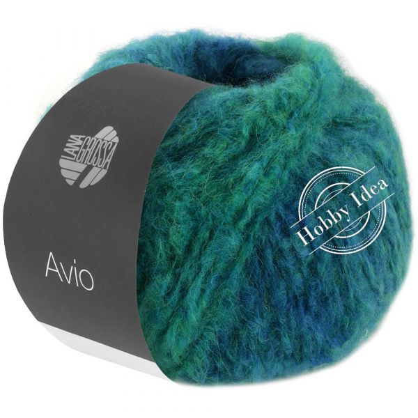 Lana Grossa Avio 020 Сине-зелёный из категории Lana Grossa Avio