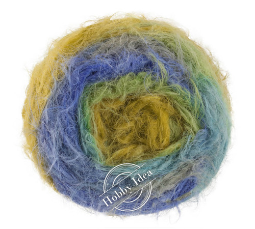 Lana Grossa Basta Mista 101 Зелено-голубой