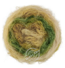 Lana Grossa Basta Mista 102 Бежево-зелёный