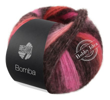 Lana Grossa Bomba 02 Розовая полоса
