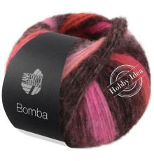 Lana Grossa Bomba 02 Розовая полоса
