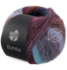 Lana Grossa Bomba 03 Красно-синяя полоса