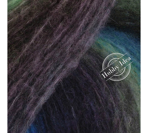 Lana Grossa Bomba 05 Зеленая полоса