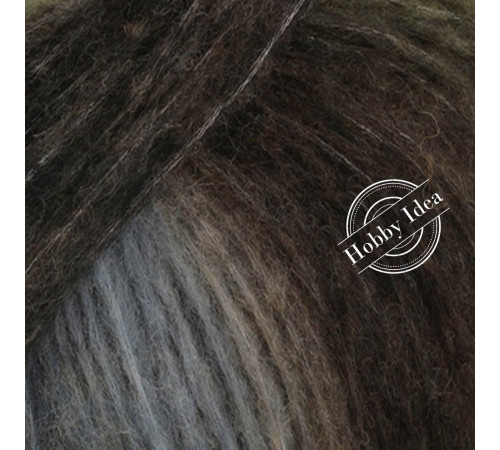 Lana Grossa Bomba 09 Коричневая полоса