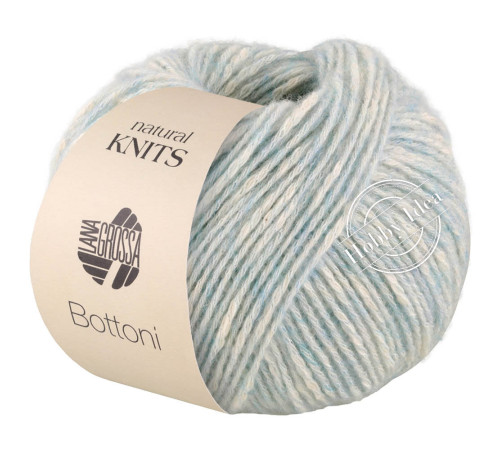 Lana Grossa Bottoni 06 Бело-бирюзовый