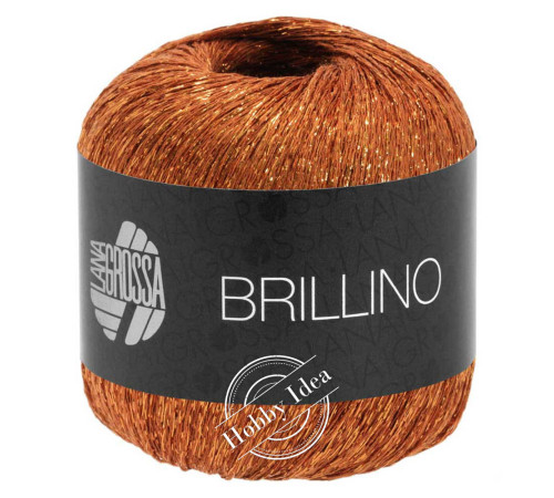 Lana Grossa Brillino 001 Медный красный