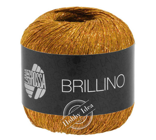 Lana Grossa Brillino 002 Красное золото