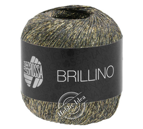 Lana Grossa Brillino 005 Серо-золотой