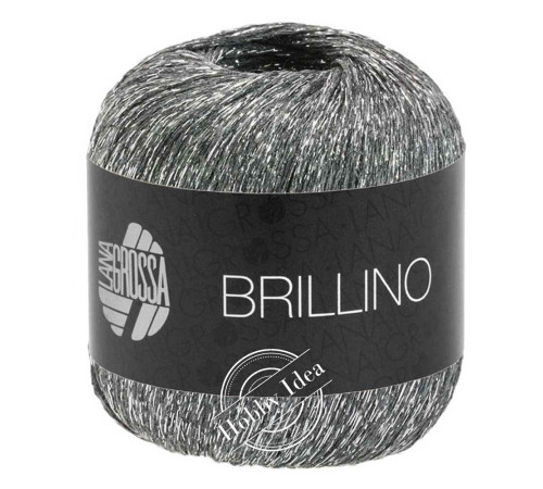 Lana Grossa Brillino 006 Серо-серебристый