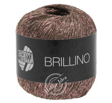 Lana Grossa Brillino 007 Коричнево-розовый*