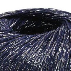 Lana Grossa Brillino 012 Тёмно-синий серебристый