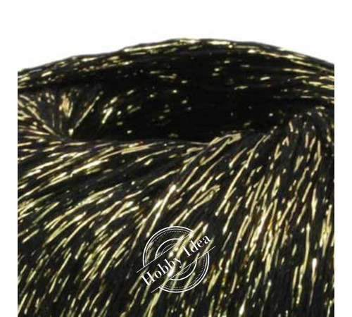 Lana Grossa Brillino 015 Чёрно-золотой
