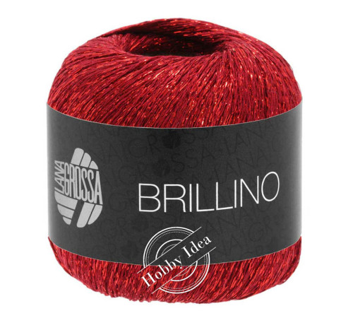 Lana Grossa Brillino 017 Красный