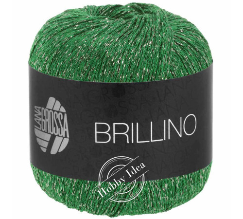 Lana Grossa Brillino 025 Зелёный опал*