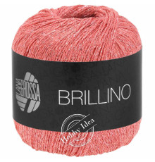 Lana Grossa Brillino 029 Лососевый розовый