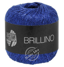 Lana Grossa Brillino 034 Ярко-синий