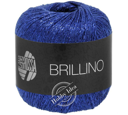 Lana Grossa Brillino 034 Ярко-синий