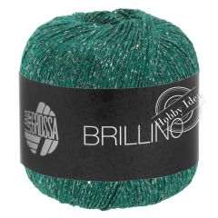 Lana Grossa Brillino 041 Петроль с серебром
