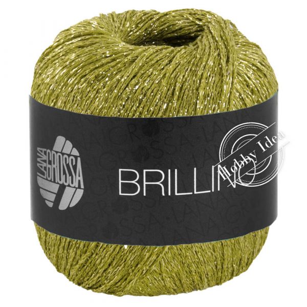 Lana Grossa Brillino 042 Киви с золотом из категории Lana Grossa Brillino