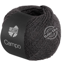 Lana Grossa Campo 025 Чёрно-коричневый