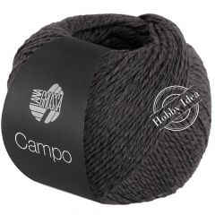 Lana Grossa Campo 025 Чёрно-коричневый
