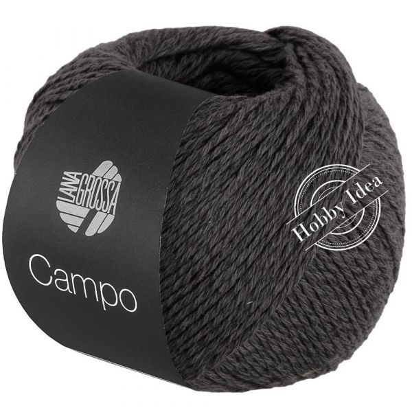 Lana Grossa Campo 025 Чёрно-коричневый из категории Lana Grossa Campo