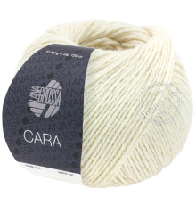 Lana Grossa Cara 001 Натуральный белый