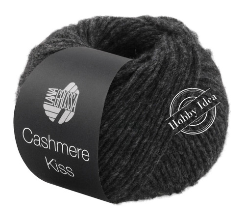 Lana Grossa Cashmere Kiss 107 Антрацитовый